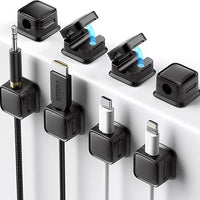 Solvix - Cable Organizer Clips 8-Pack | Adhesive Cable Management